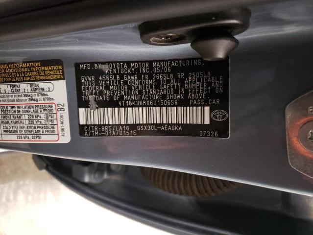 Photo 11 VIN: 4T1BK36BX6U150658 - TOYOTA AVALON XL 