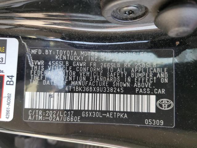 Photo 11 VIN: 4T1BK36BX9U338245 - TOYOTA AVALON XL 