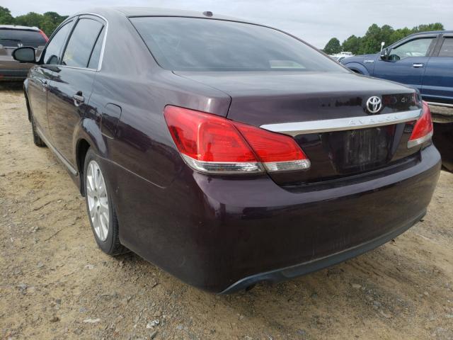 Photo 2 VIN: 4T1BK3DB0BU378987 - TOYOTA AVALON BAS 