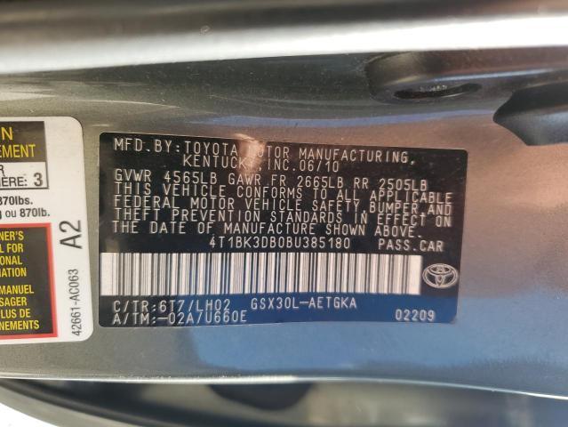 Photo 11 VIN: 4T1BK3DB0BU385180 - TOYOTA AVALON 