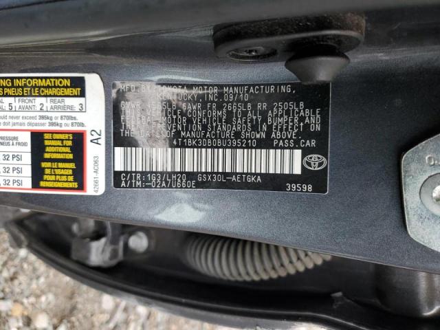 Photo 11 VIN: 4T1BK3DB0BU395210 - TOYOTA AVALON BAS 