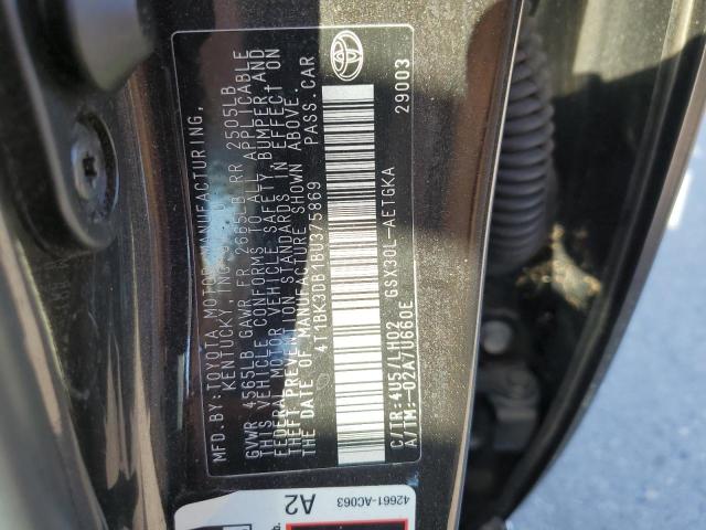 Photo 11 VIN: 4T1BK3DB1BU375869 - TOYOTA AVALON BAS 