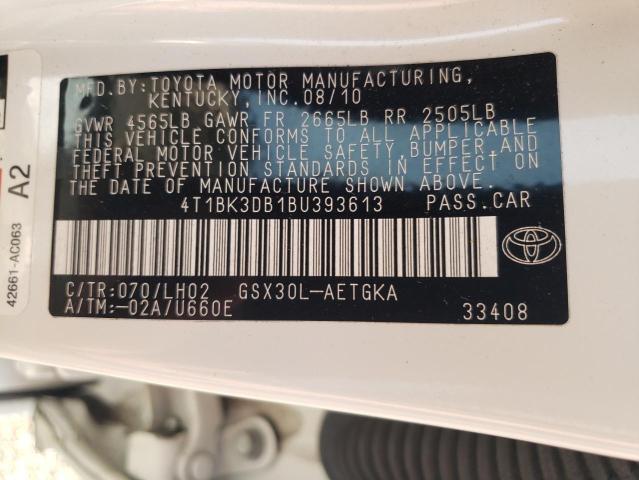 Photo 11 VIN: 4T1BK3DB1BU393613 - TOYOTA AVALON 