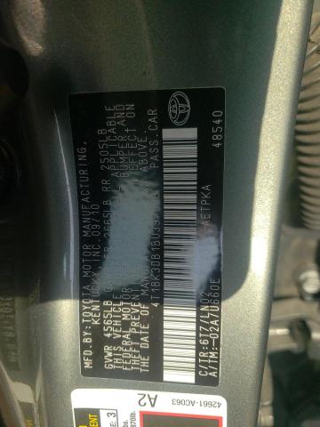 Photo 11 VIN: 4T1BK3DB1BU397693 - TOYOTA AVALON BAS 