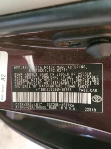 Photo 12 VIN: 4T1BK3DB3BU410296 - TOYOTA AVALON BAS 