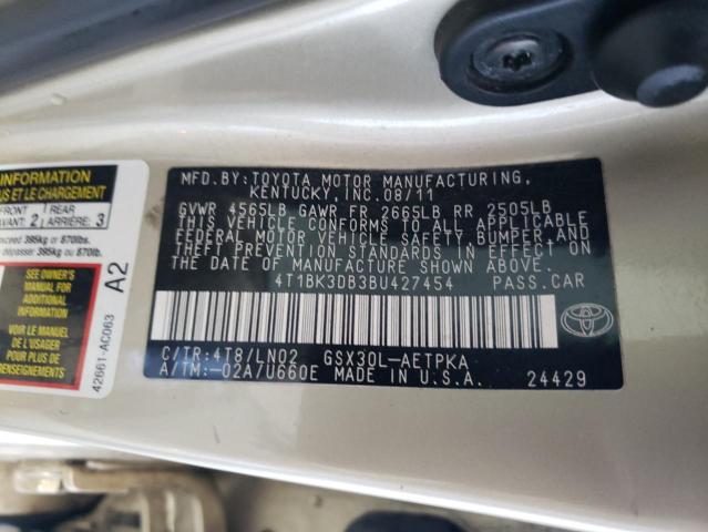 Photo 11 VIN: 4T1BK3DB3BU427454 - TOYOTA AVALON 