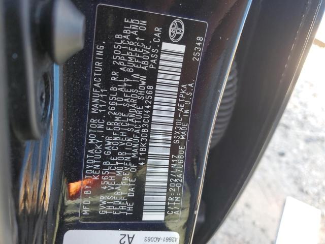 Photo 11 VIN: 4T1BK3DB3CU442568 - TOYOTA AVALON 