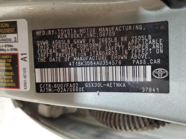 Photo 11 VIN: 4T1BK3DB4AU354576 - TOYOTA AVALON XL 