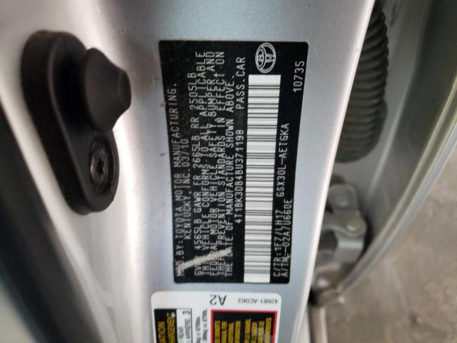 Photo 11 VIN: 4T1BK3DB4BU371198 - TOYOTA AVALON BAS 