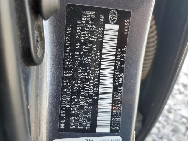 Photo 12 VIN: 4T1BK3DB4BU415698 - TOYOTA AVALON BAS 