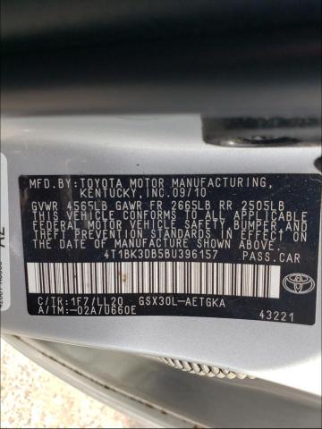 Photo 9 VIN: 4T1BK3DB5BU396157 - TOYOTA AVALON BAS 