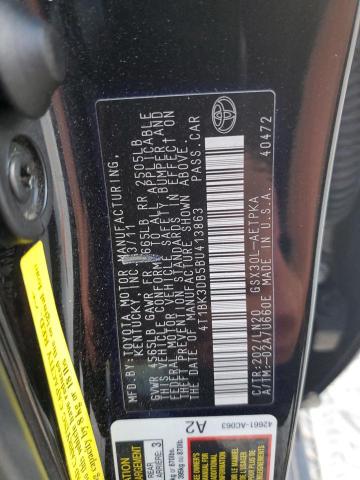 Photo 12 VIN: 4T1BK3DB5BU413863 - TOYOTA AVALON BAS 