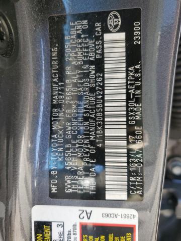 Photo 11 VIN: 4T1BK3DB5BU427262 - TOYOTA AVALON BAS 