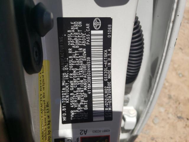 Photo 11 VIN: 4T1BK3DB5CU446539 - TOYOTA AVALON BAS 