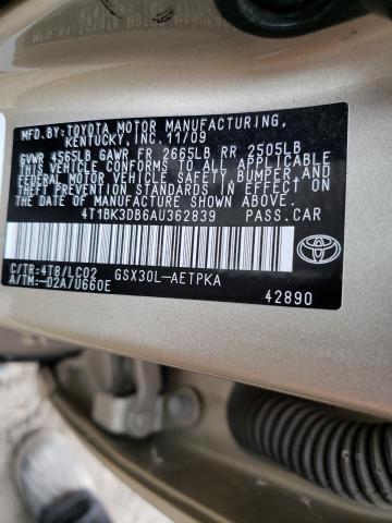 Photo 9 VIN: 4T1BK3DB6AU362839 - TOYOTA AVALON XL 