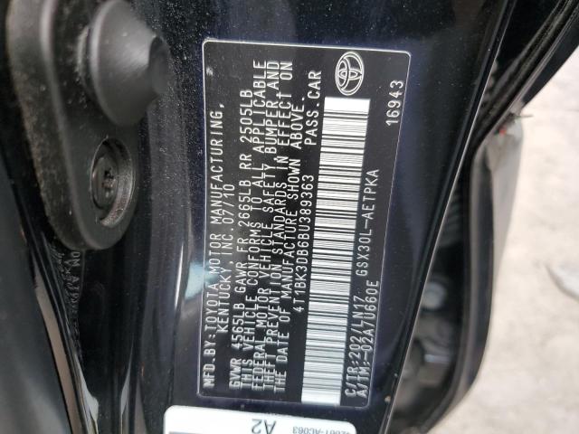 Photo 11 VIN: 4T1BK3DB6BU389363 - TOYOTA AVALON BAS 