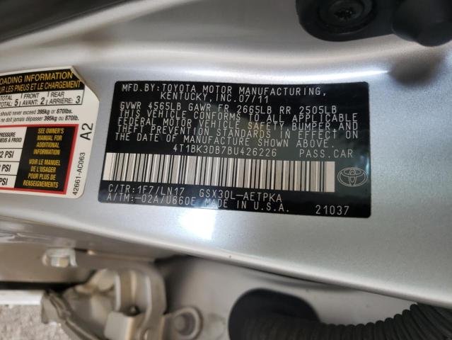 Photo 9 VIN: 4T1BK3DB7BU426226 - TOYOTA AVALON BAS 