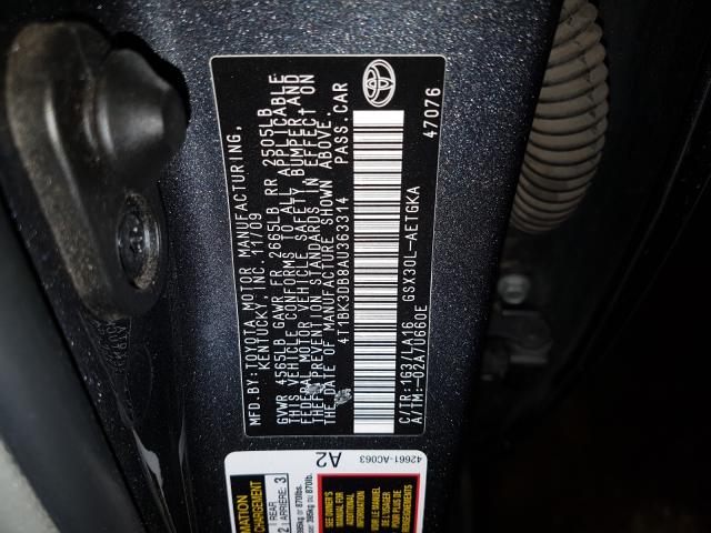 Photo 9 VIN: 4T1BK3DB8AU363314 - TOYOTA AVALON XL 