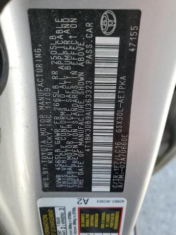 Photo 11 VIN: 4T1BK3DB9AU363323 - TOYOTA AVALON XL 