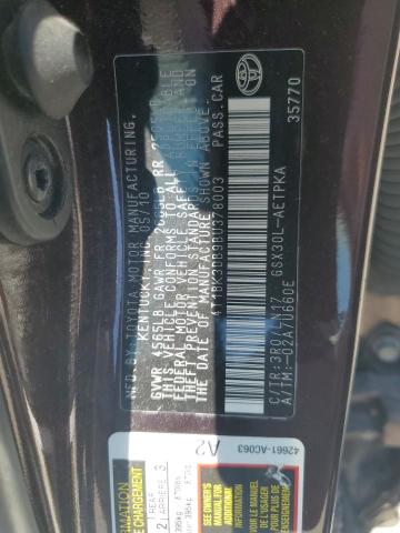 Photo 11 VIN: 4T1BK3DB9BU378003 - TOYOTA AVALON 