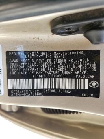 Photo 9 VIN: 4T1BK3DB9BU380009 - TOYOTA AVALON BAS 