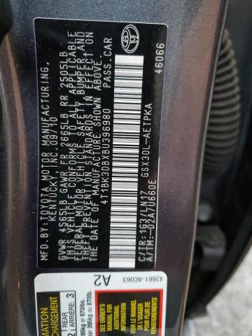 Photo 12 VIN: 4T1BK3DBXBU396980 - TOYOTA AVALON 