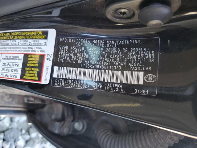 Photo 11 VIN: 4T1BK3DBXBU411333 - TOYOTA AVALON BAS 