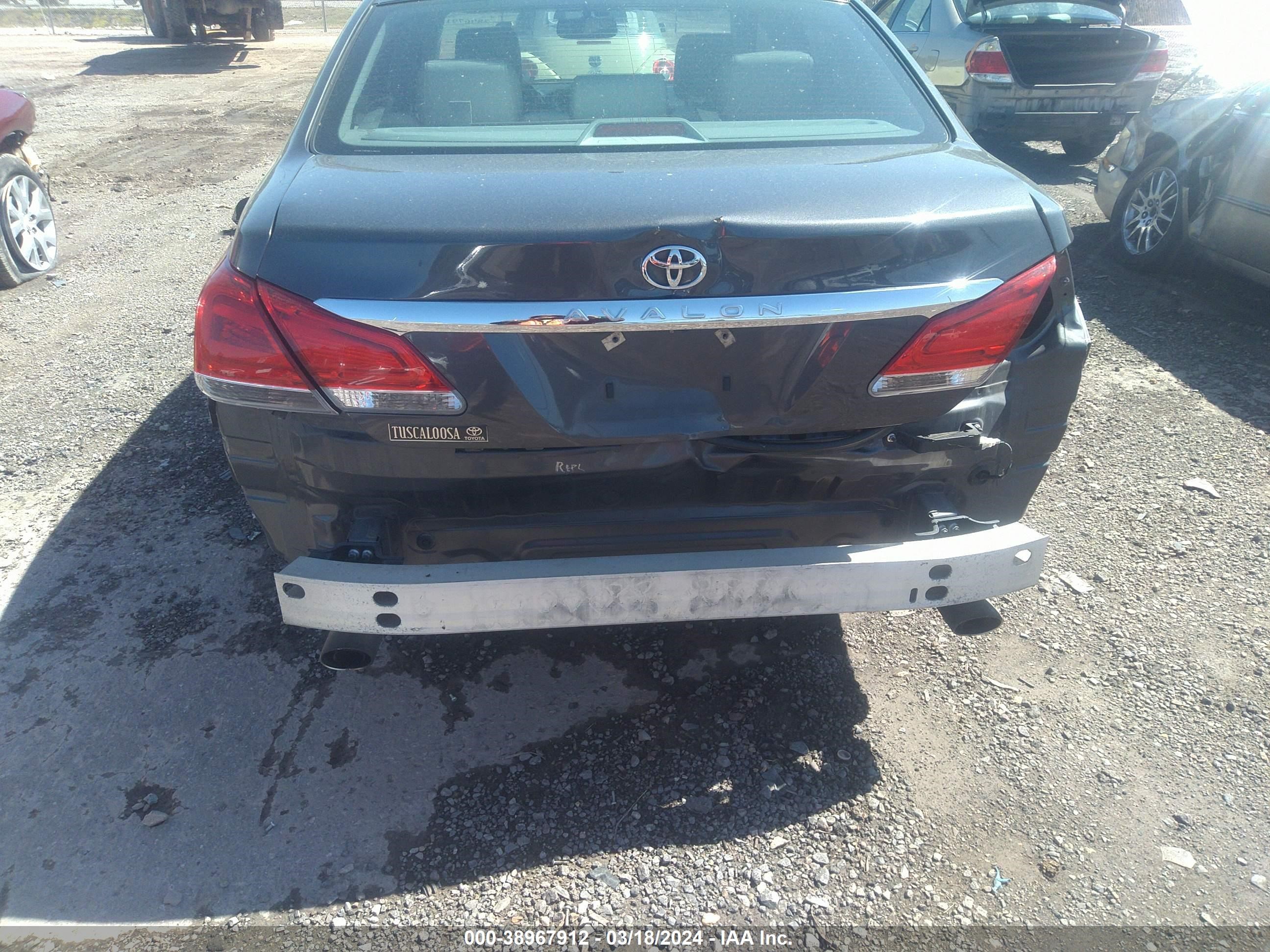 Photo 5 VIN: 4T1BK3DBXBU426639 - TOYOTA AVALON 