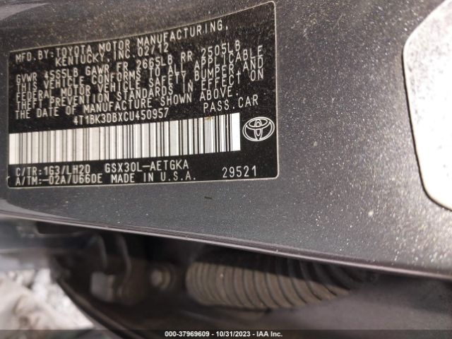 Photo 8 VIN: 4T1BK3DBXCU450957 - TOYOTA AVALON 