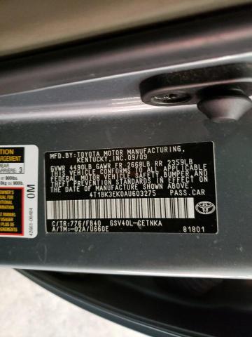 Photo 12 VIN: 4T1BK3EK0AU603275 - TOYOTA CAMRY 