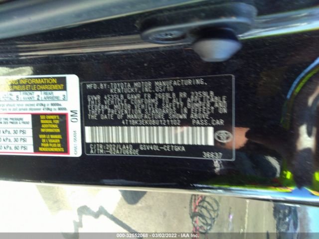 Photo 8 VIN: 4T1BK3EK0BU121102 - TOYOTA CAMRY 