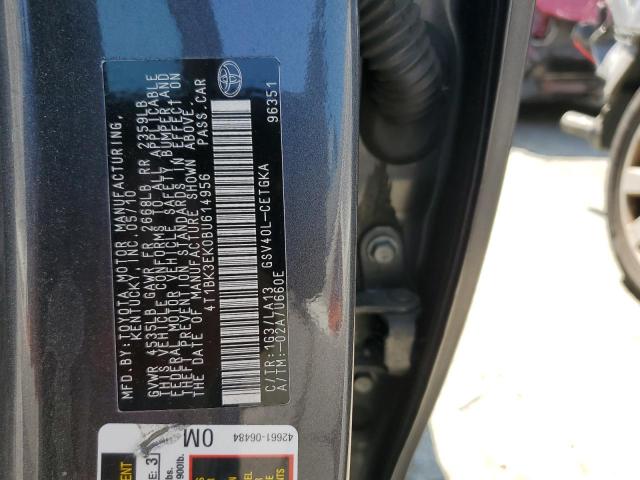 Photo 11 VIN: 4T1BK3EK0BU614956 - TOYOTA CAMRY SE 