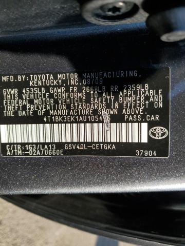 Photo 12 VIN: 4T1BK3EK1AU105425 - TOYOTA CAMRY SE 