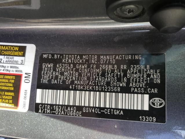 Photo 9 VIN: 4T1BK3EK1BU123568 - TOYOTA CAMRY SE 