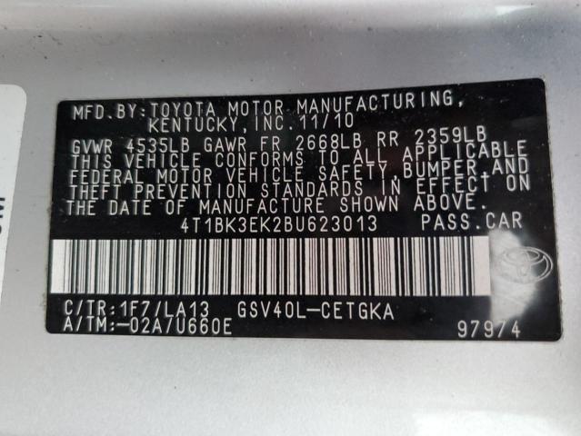 Photo 11 VIN: 4T1BK3EK2BU623013 - TOYOTA CAMRY 