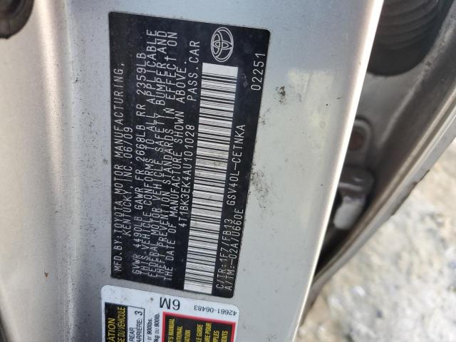 Photo 12 VIN: 4T1BK3EK4AU101028 - TOYOTA CAMRY SE 