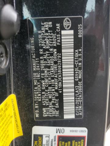 Photo 11 VIN: 4T1BK3EK5BU629792 - TOYOTA CAMRY SE 