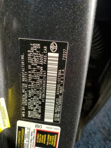 Photo 12 VIN: 4T1BK3EK6BU631647 - TOYOTA CAMRY SE 