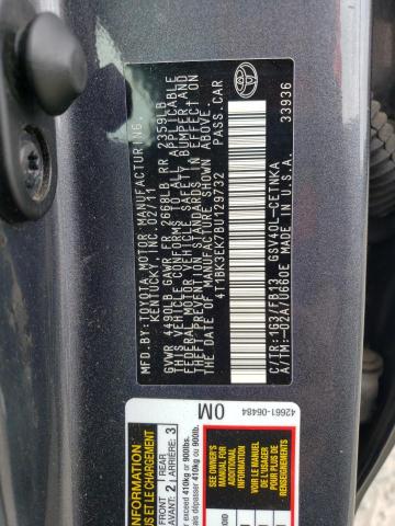 Photo 11 VIN: 4T1BK3EK7BU129732 - TOYOTA CAMRY 