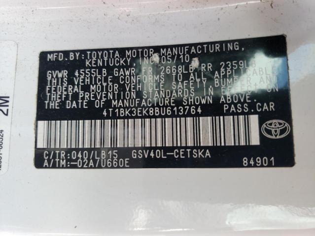 Photo 11 VIN: 4T1BK3EK8BU613764 - TOYOTA CAMRY 