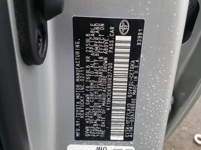 Photo 9 VIN: 4T1BK3EK8BU627700 - TOYOTA CAMRY SE 