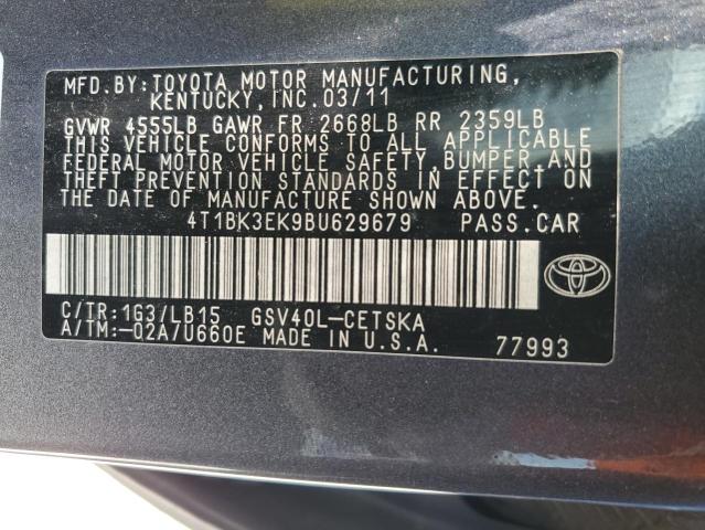 Photo 12 VIN: 4T1BK3EK9BU629679 - TOYOTA CAMRY SE 