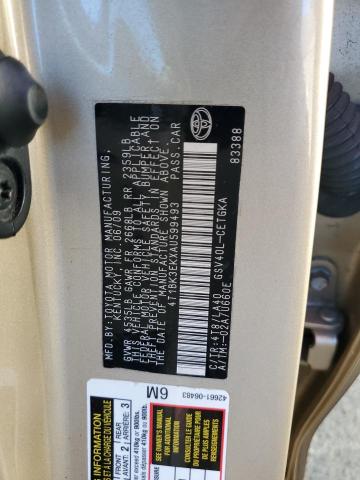 Photo 11 VIN: 4T1BK3EKXAU599493 - TOYOTA CAMRY 