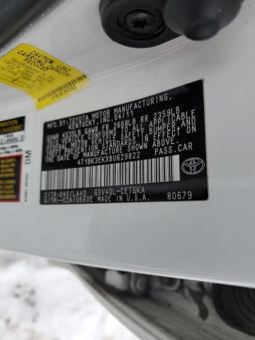 Photo 11 VIN: 4T1BK3EKXBU629822 - TOYOTA CAMRY 