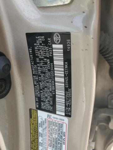 Photo 11 VIN: 4T1BK46K37U003444 - TOYOTA CAMRY LE 