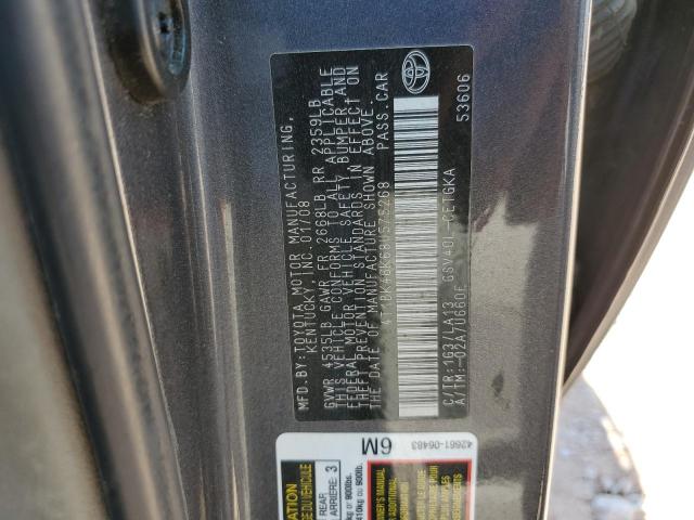 Photo 11 VIN: 4T1BK46K68U575268 - TOYOTA CAMRY LE 