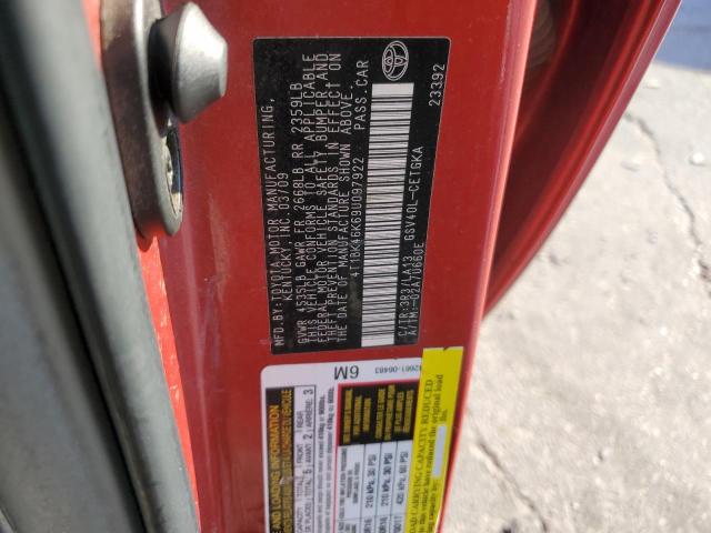 Photo 11 VIN: 4T1BK46K69U097922 - TOYOTA CAMRY SE 