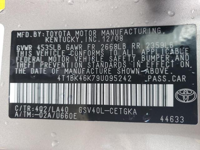 Photo 11 VIN: 4T1BK46K79U095242 - TOYOTA CAMRY 