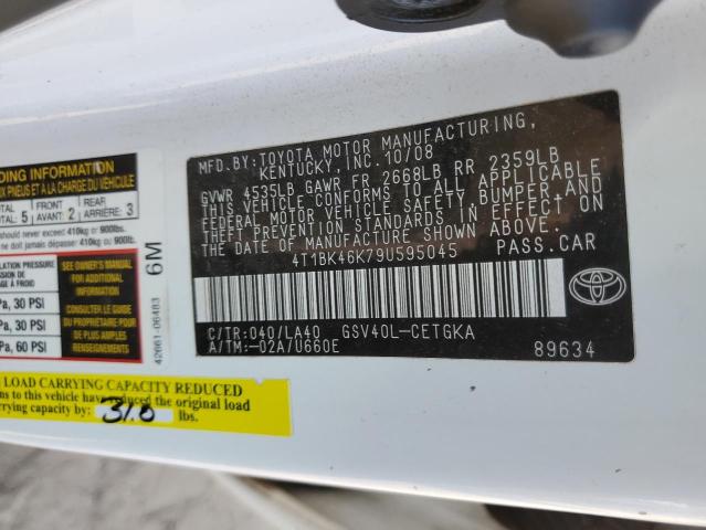 Photo 11 VIN: 4T1BK46K79U595045 - TOYOTA CAMRY 