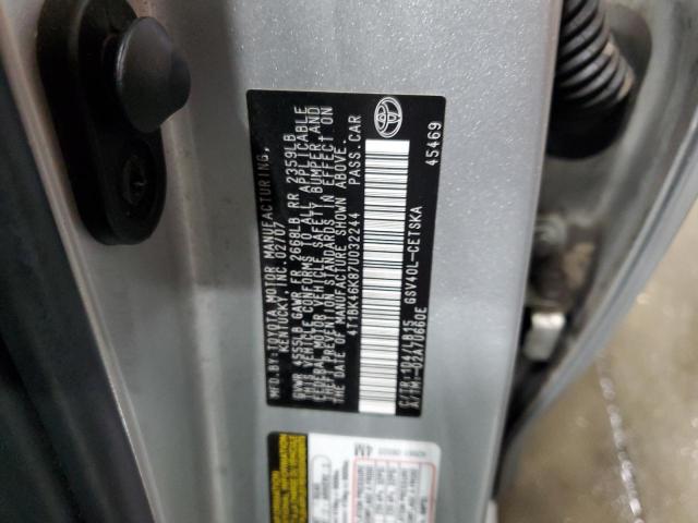 Photo 11 VIN: 4T1BK46K87U032244 - TOYOTA CAMRY 